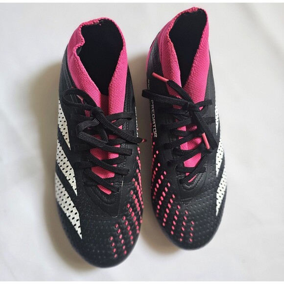 Adidas Men's Predator Accuracy.2 FG Soccer Cleats Black Pink Size 6 - Picture 2 of 5
